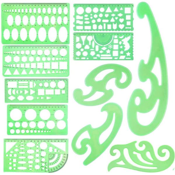 Craft Assorted Tribal Stencil Template Set of 11