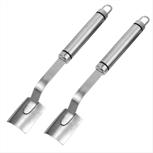 Long Handle Stainless Steel Corn Stripping Tool Magic Corn Peelers
