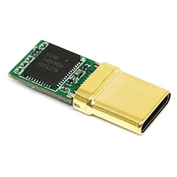 Usb-C Male Plug Gold-Plated 1U Fast Charge Connector Diy Adapter