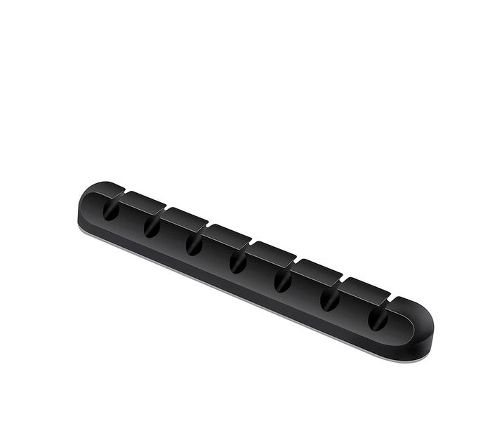 7 Slots Durable Silicone Adhesive Cable Clips Cord Management Organizer