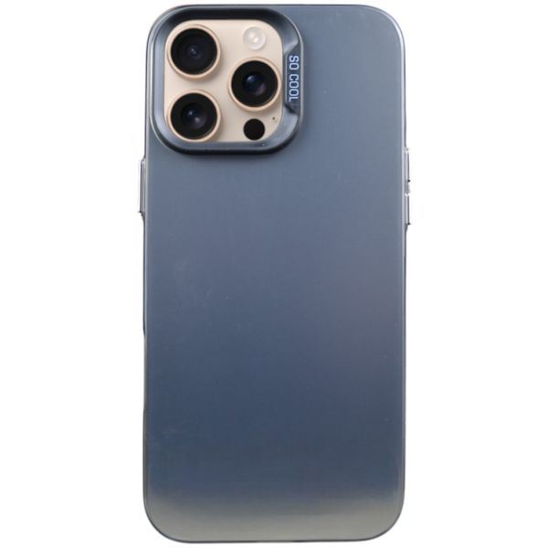 Minimalistic Solid Phone Case Compatible With iPhone 16 Pro Max - Silver