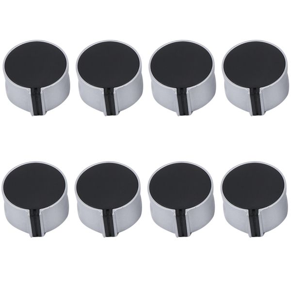 8 Pieces Gas Stove Knob,8mm Cooker Control Switch for Kitchen Accessories