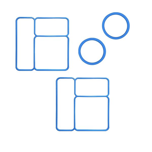 4 Pack Lid Seal Gasket for OmieBox Seal Replacement for Kids Bento Box