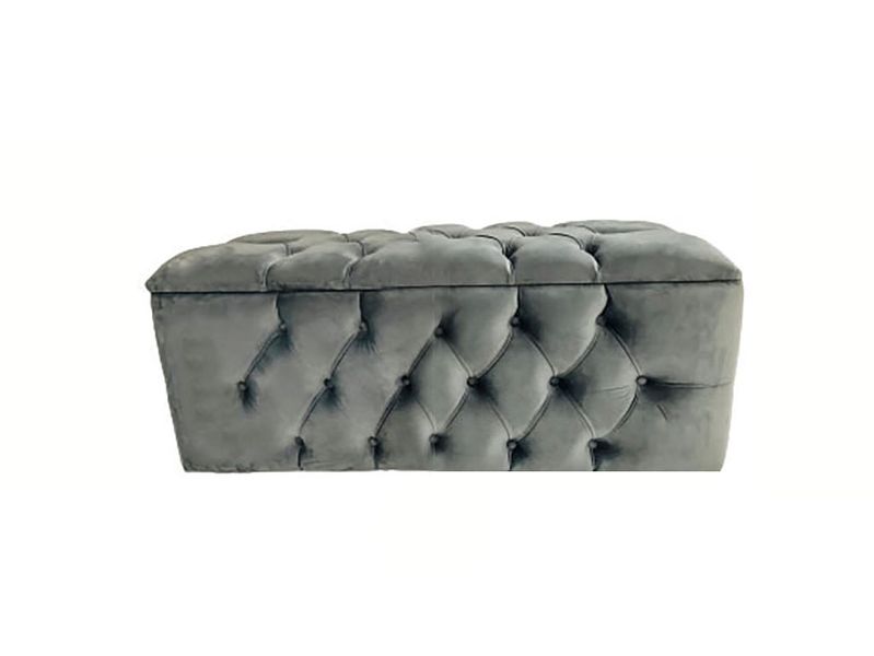 Ottoman - Purple Storage 90 cm Size