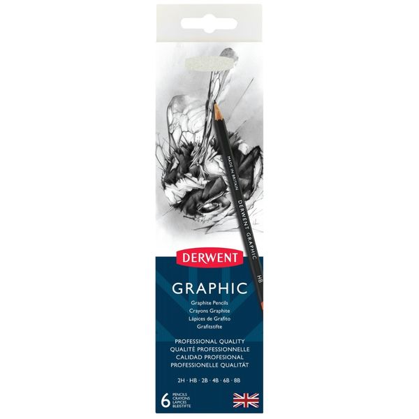 Derwent Graphic Pencils - Tin of 6