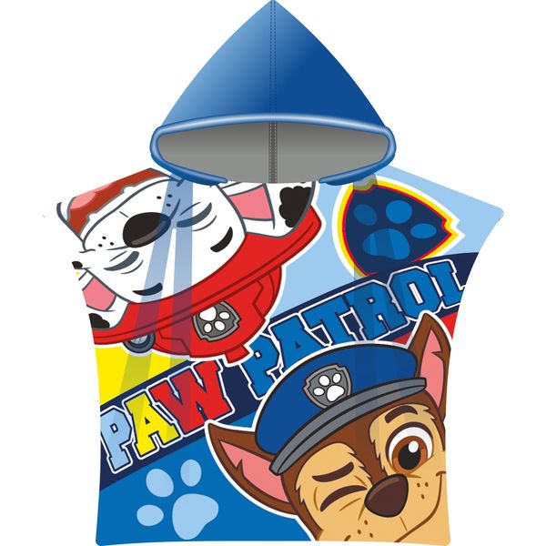 PAW PATROL By Nickelodeon Official Licensed Kids Hooded Beach Pool Towel