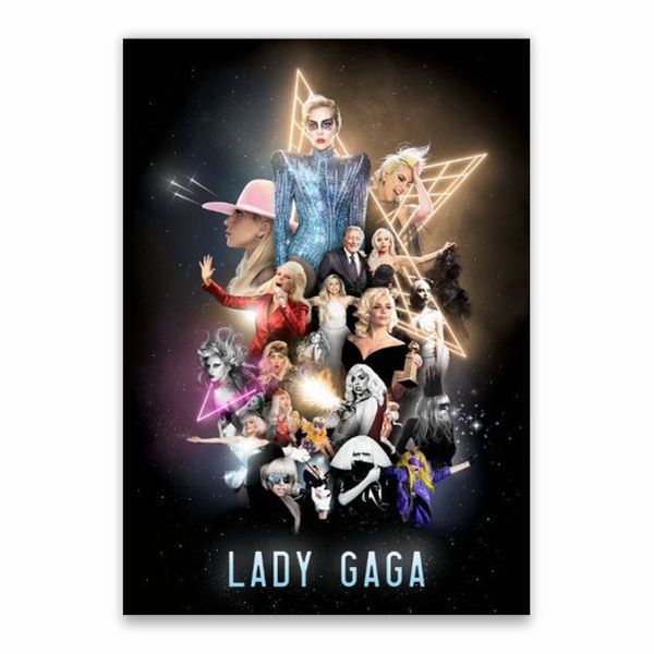 Lady Gaga Collage Poster - A1