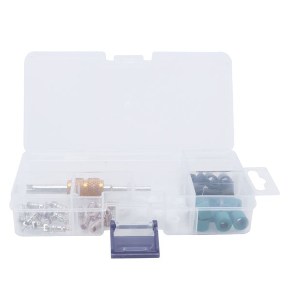 51Pieces Seal Gasket Set - AC Valve Core Repair Accessories