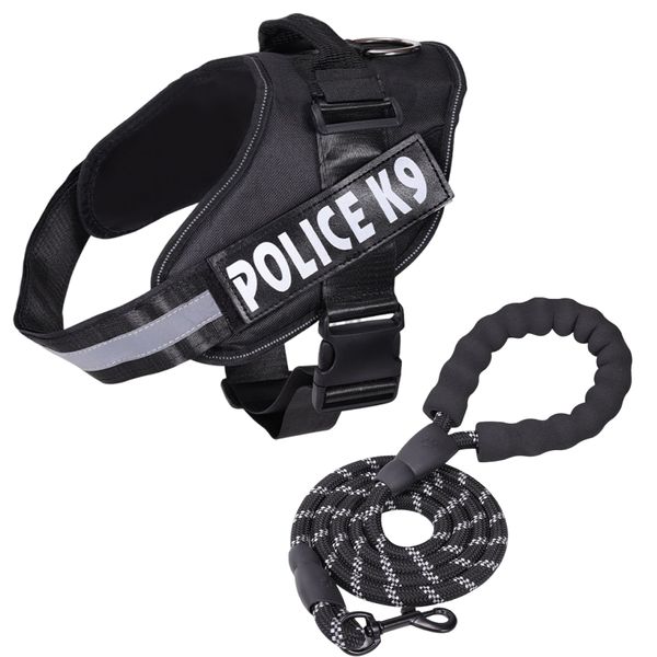 Dog Harness and Leash for Large Dog Vest No-Pull Reflective Adjustable