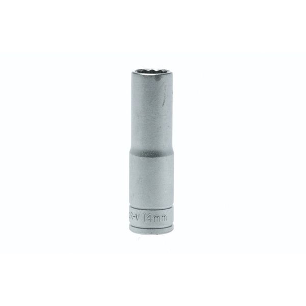 TengTools- 1/2inch Drive 12 Point Deep Socket 14mm - M120614-C