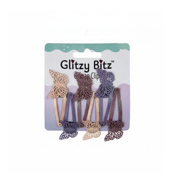 Adorable Buuertfly Bitz Butterfly Hair Clips Pack of 6