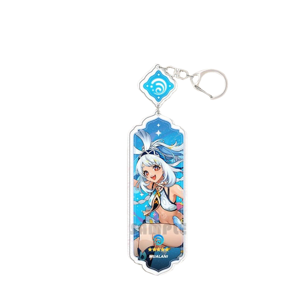Mualani Character Keyring and Bag Ring - Cute Cartoon Keychain