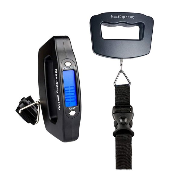 Digital Luggage Scale 110lb /50kg,with Fishing Hook/ Back-light LCD Display