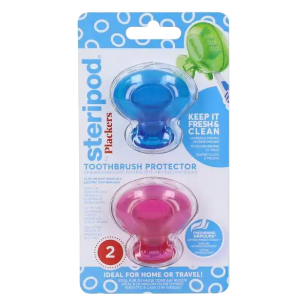 Steripod Tooth Brush Protector 2 Pack