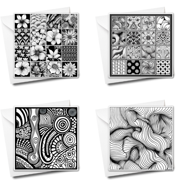 iColor Greeting Cards - Abstract Collection