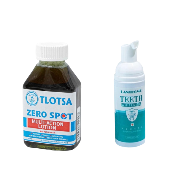 Tlotsa Zero Spot Multi-Action Lotion &amp; Teething Brightening Mousse Combo
