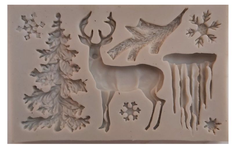 Silicone Mould Christmas Embellishments
