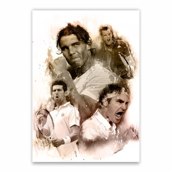 Tennis Legends Poster - A1