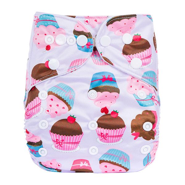 Baby Cupcake Cloth Diaper One Size Fits Most