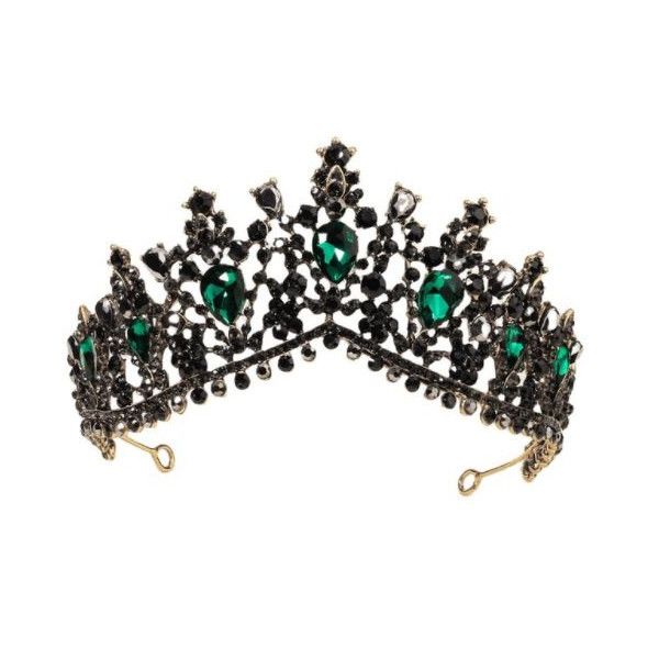Olive Tree - Rhinestone Crystal Styled Tiara 12 - Bridal / Formal