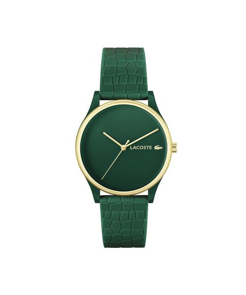 Lacoste Watches Ladies' Crocodelle 36mm Green Silicone Strap Quartz Watch