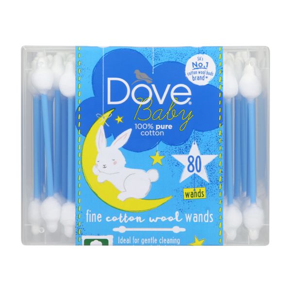 Dove Baby Cotton Wool Wands 4 x 80's