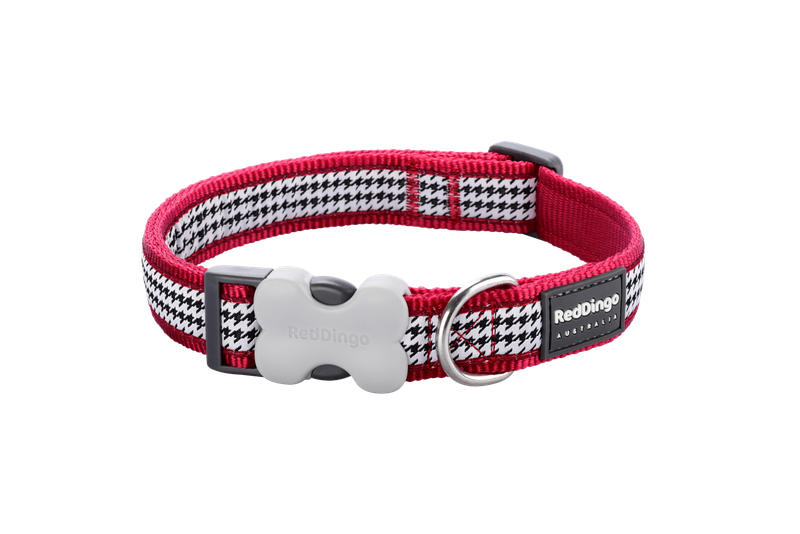 Red Dingo Design Collar - Fang It Red