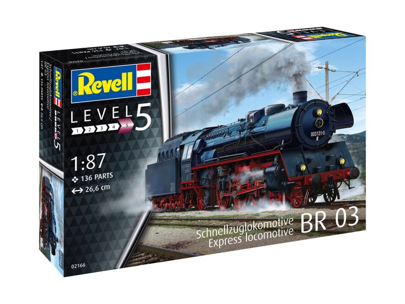 Revell 1/87 Express Locomotive 03 class w/tender Plastic Model Kit