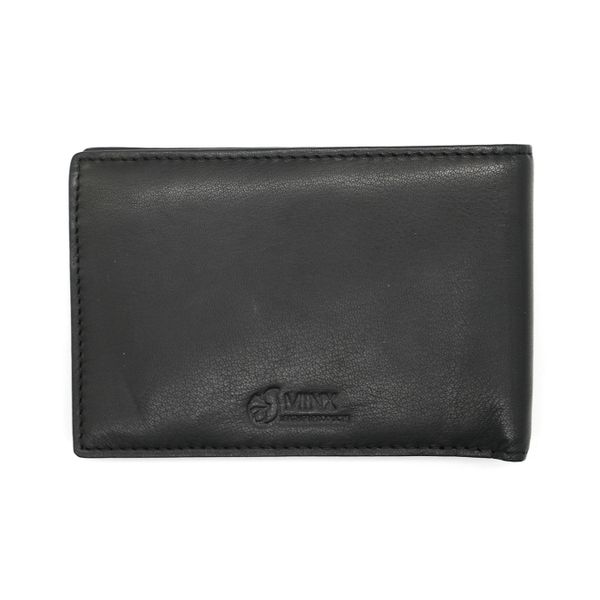 Minx Genuine Leather Jo Black Wallet