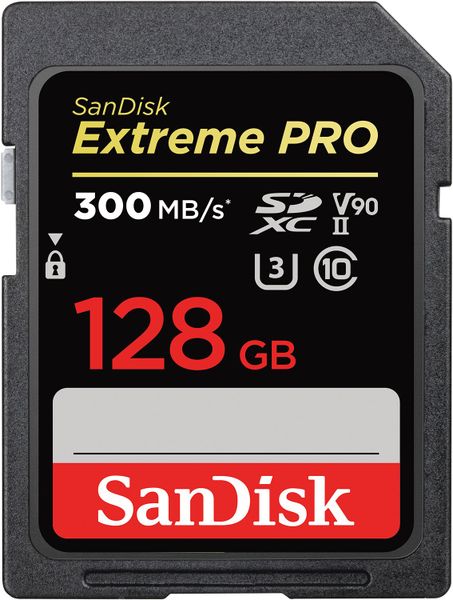 SanDisk Extreme PRO 128GB SDXC Class 10 Memory Card