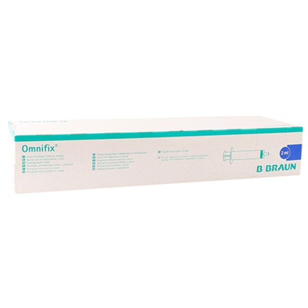 B-Braun - Syringe 2ml 3Part L/Slip 100's