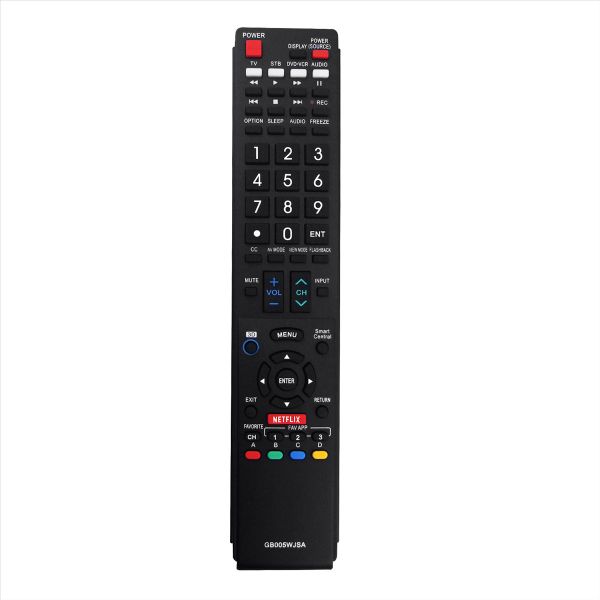GB005WJSA Universal Replace Remote Control for Smart TV GB004WJSA GA890WJSA