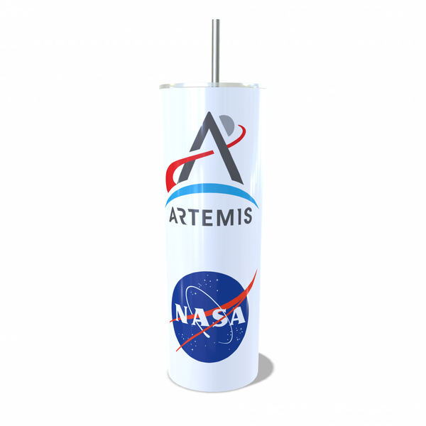 Nasa Artemis moon landing Skinny tumbler