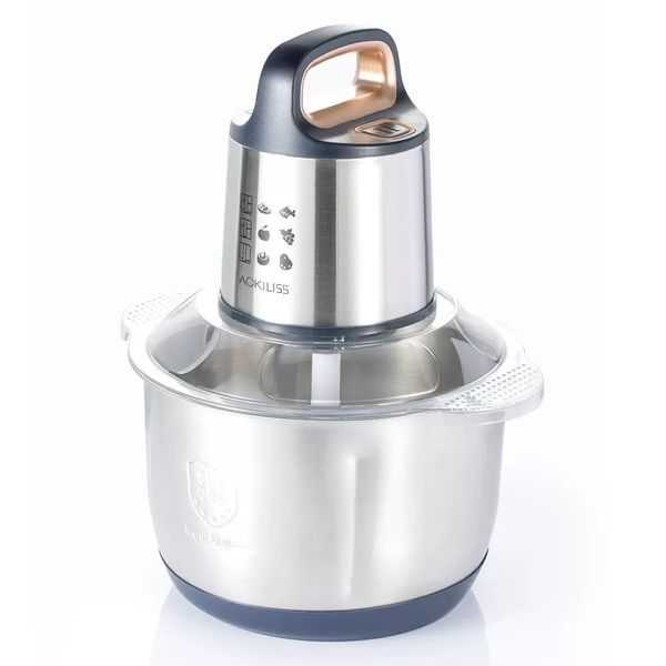 Ackiliss 5L Stainless Steel Electric Meat Grinder 500W