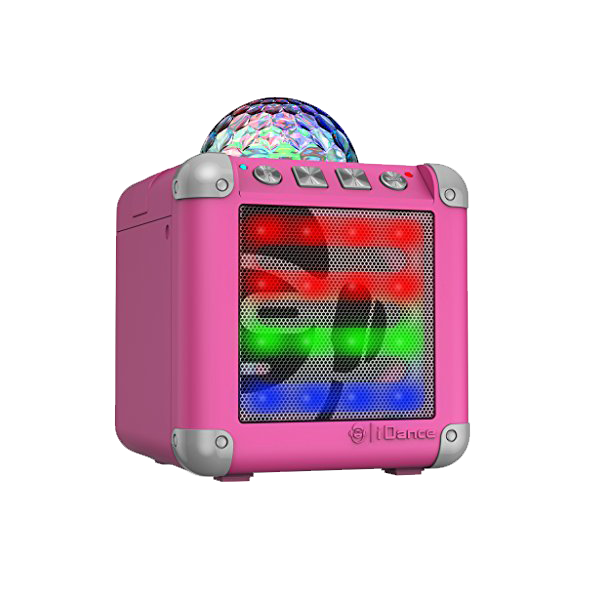 iDance Cube Mini 3 Bluetooth Speaker - Pink