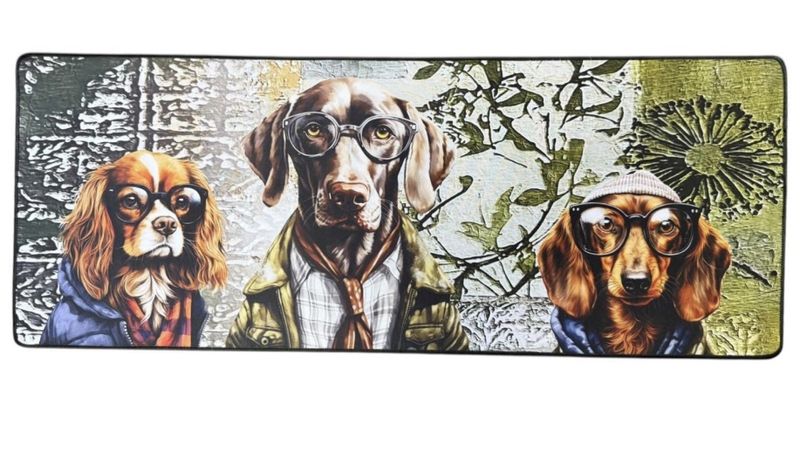 Versatile Desk/Kitchen/Bar Mat - Business Look alike Dogs