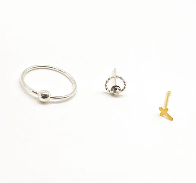 Fabulae Nose Ring Piercing Trio, Falecia