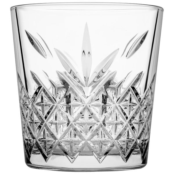 Timeless Whiskey 355ml 4 Piece Glasses Tempered - Stackable