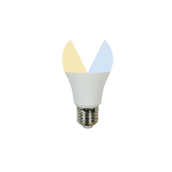 ACDC - 12W 3 Step Colour Temperature Adjustable LED Lamp E27