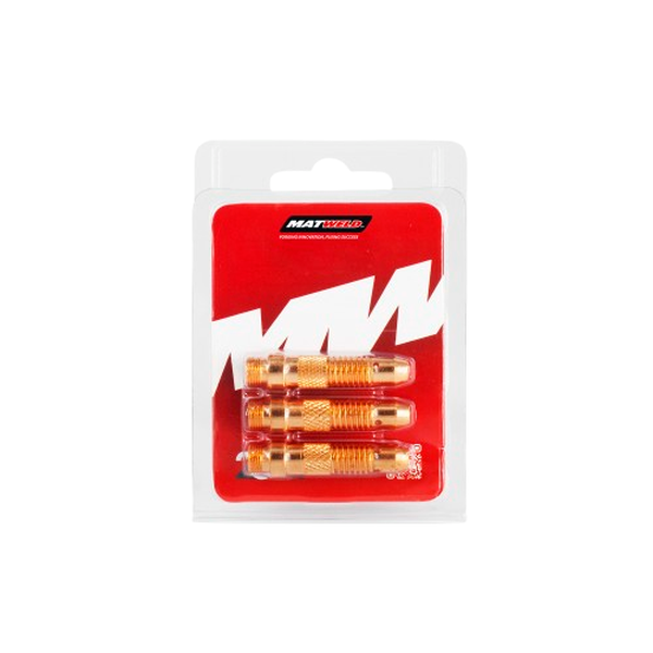 Matweld P/P Tig Collet Body 1.6Mm 3Piece - 4 Pack