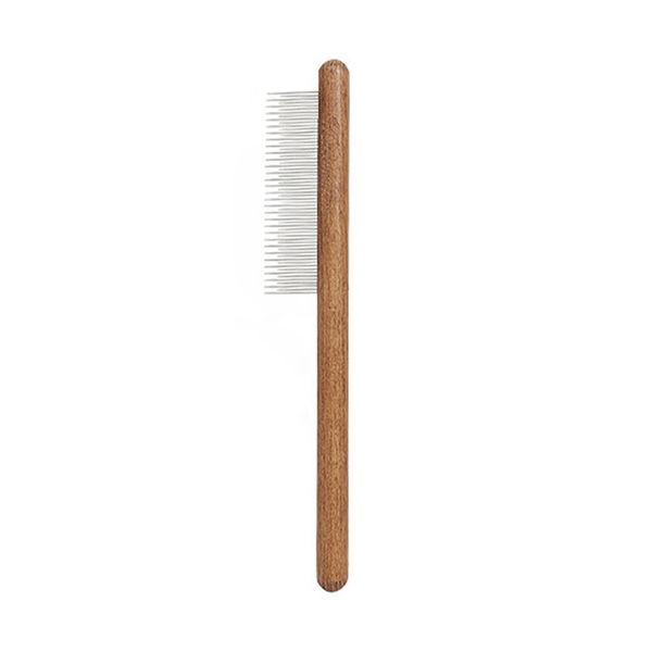Solid Wood Handle Cat Comb