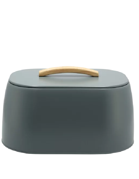 Modern Wood Handle Bread Bin
