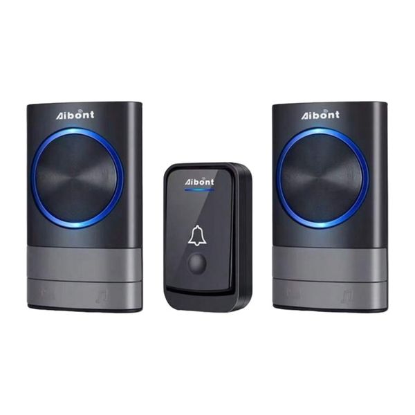 Wireless Doorbell Waterproof Home Door Bells LED Security Alarm Welcome