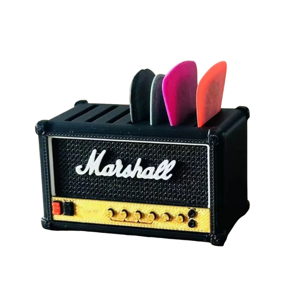 Guitar Pick Holder in Speaker Shape - Musical Gift for Music Lovers