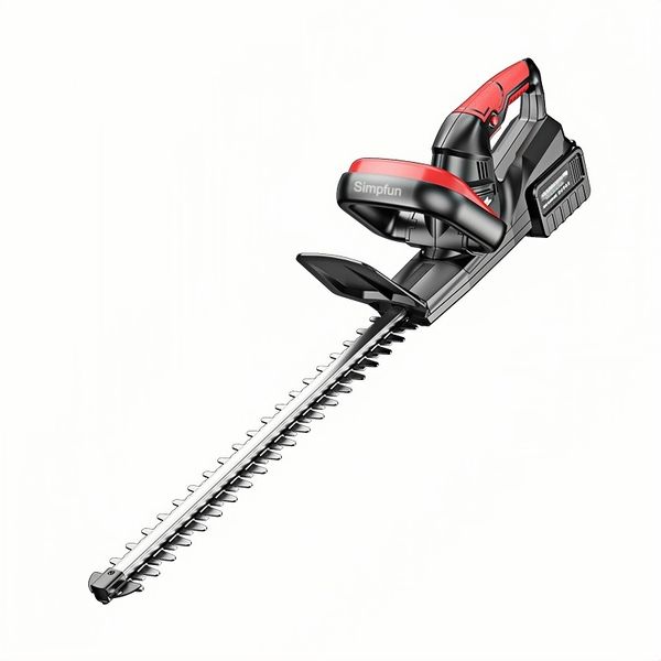 21V Cordless Dual-Blade Hedge Trimmer 4.0Ah - 2 Batteries &amp; Charger
