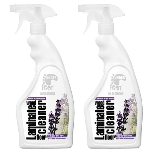 Under Foot - Laminated Wood Floor Cleaner - 750ml - Lavender - Pack of 2