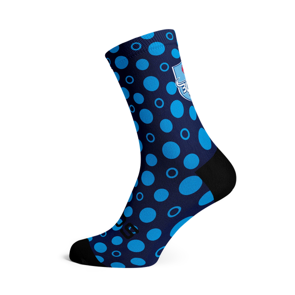 Sox Footwear Bulls Polkadot Crew Socks