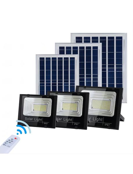 Solar LED Flood Light with Solar Panel - 40W