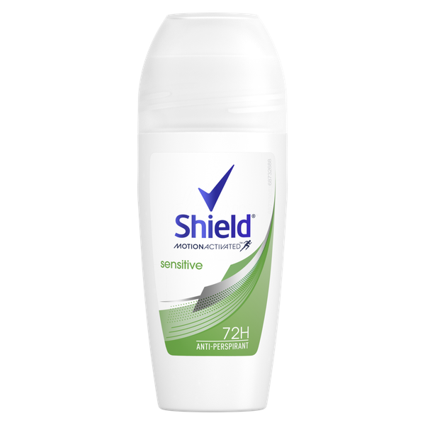 Shield Women Sensitive Antiperspirant Roll-On Deodorant 6x50ml
