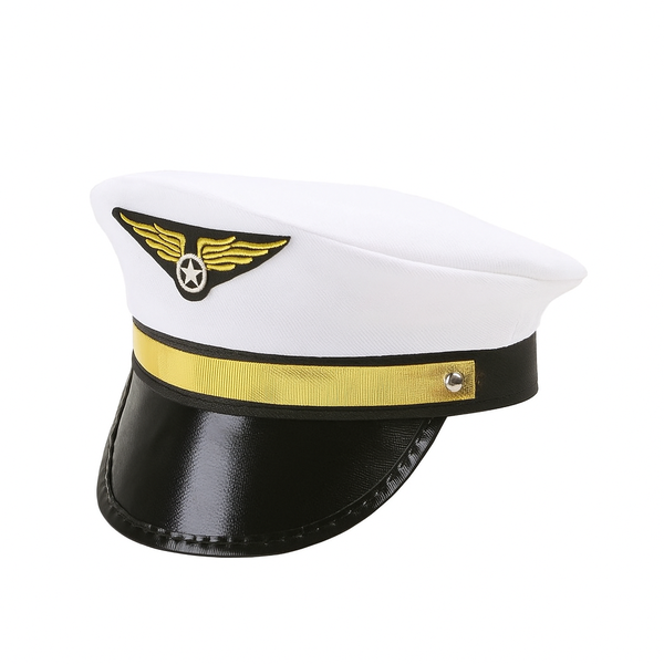 Captain Costume Navy Marine Admiral Hat Cap